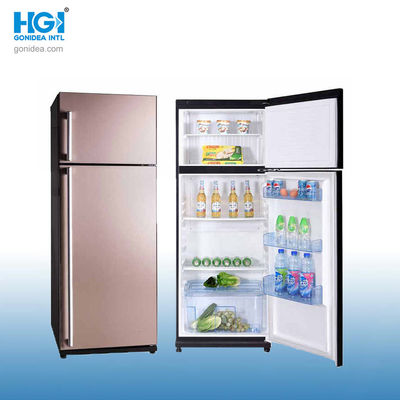 Bcd-468CZ Doble puerta de vidrio superior congelador vertical frigoríficos de gran capacidad 468L