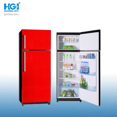 Refrigerador de acero inoxidable vertical con estantes ajustables Dispensador de agua Bcd-536