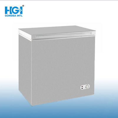 Congelador comercial con tapa abierta con puerta de vidrio única Congelador de caja 212L Modelo Bd/Bc-212qg