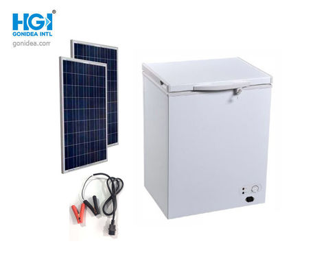 Congelador con pilas 24V solar de Gonidea 150AH con la cerradura y la llave