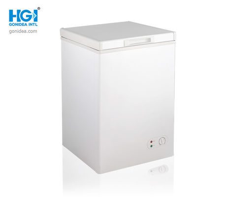 Compresor tamaño pequeño QD65Y de 108 litros del solo congelador abierto de la puerta del top de R600a