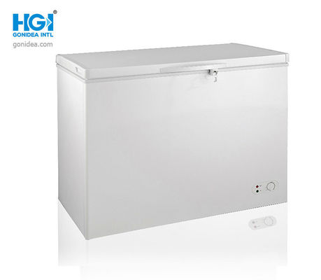 Color blanco del solo de la puerta de 352 litros del top congelador comercial del pecho