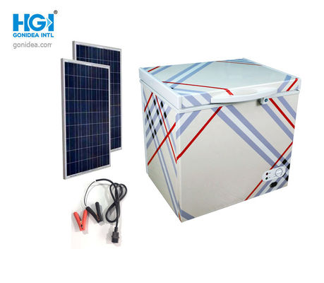 Mini Freezer accionado solar recargable al aire libre 70L congelador del pecho de 2,5 pies cúbicos