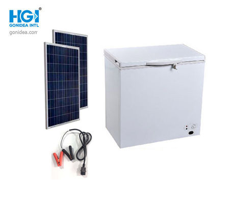 DC blanco accionó litros abierto 42.5kg del top solar del congelador de Thermocool los 162