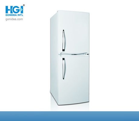 Congelador comercial vertical movible de la puerta doble 195 litros fuera del condensador