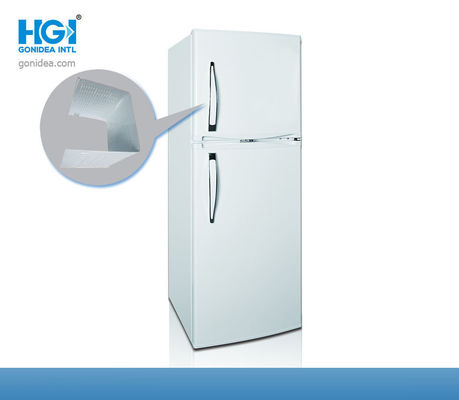 Refrigeradores superiores de doble temperatura del congelador 220 litros congelador de refrigerador vertical de 12 voltios
