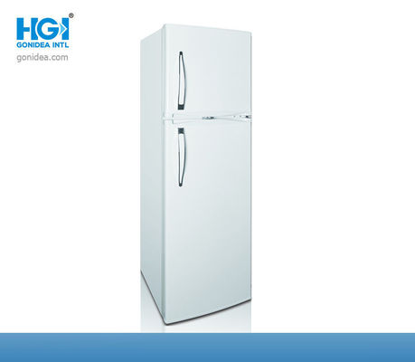 Fabricantes refrigerador vertical del congelador del top de la puerta doble de 260 litros