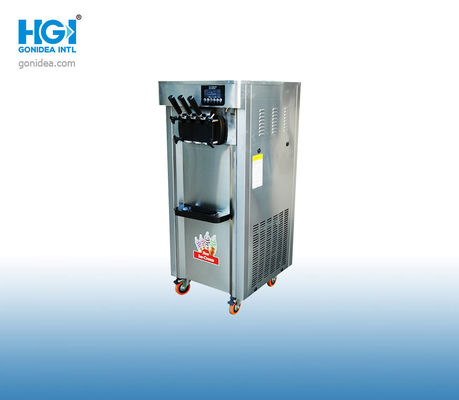 Helado suave auto de Gonidea que hace la máquina para el negocio 3.3KW 36L/H