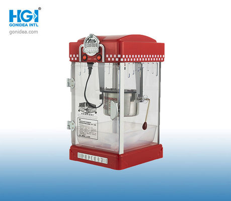 Cuerpo transparente comercial de la máquina 300W del fabricante de la palomitas de maíz de SASO Gonidea