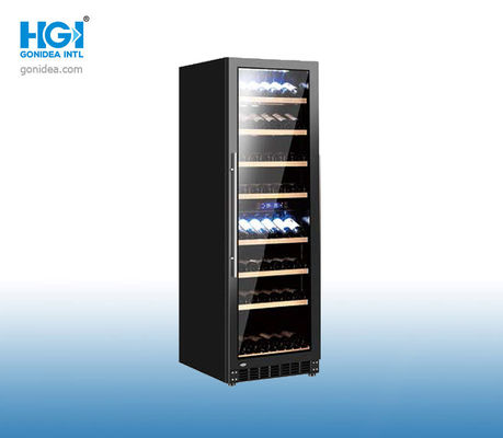 Botellas de control de tacto 270L del refrigerador 143 del vino de la zona de Dital solas